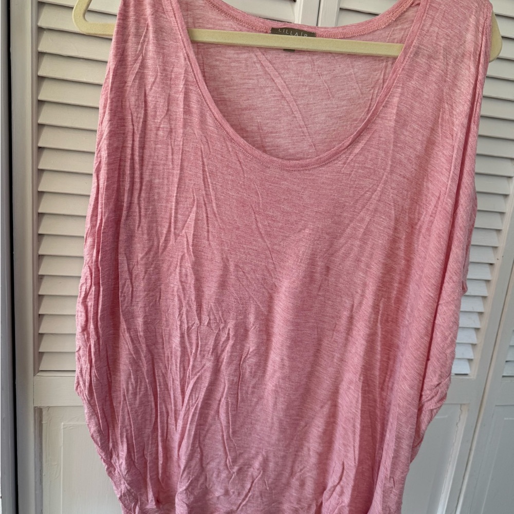 Lilla P Soft Pink Sleeveless Blouse